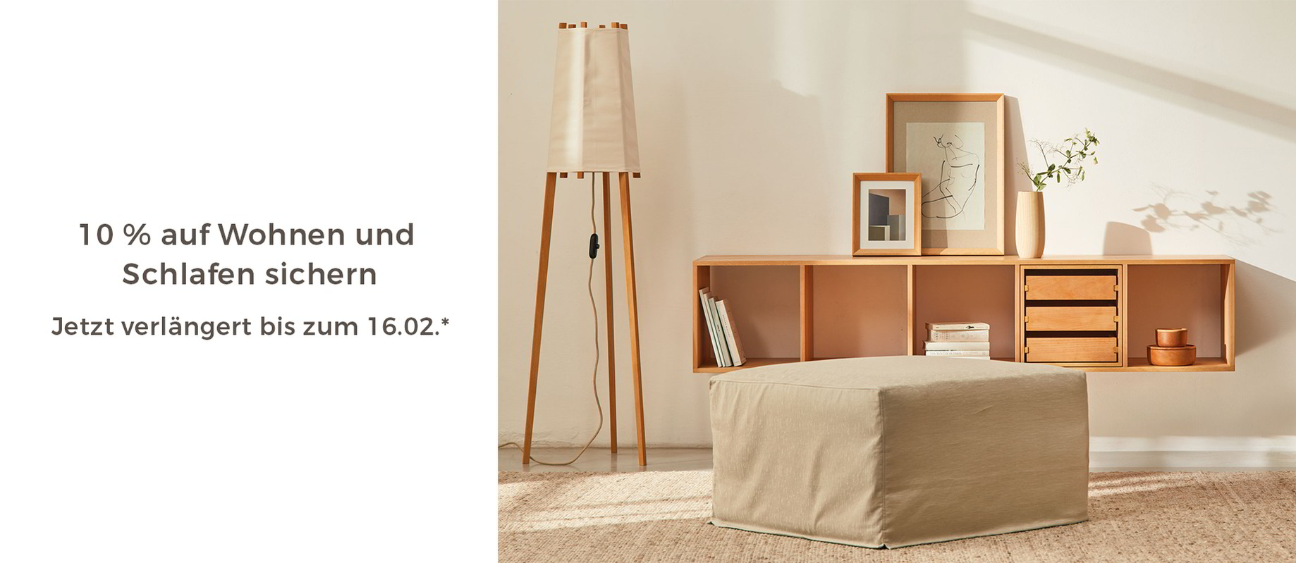 10 % auf Wohnen & Schlafen