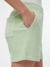 Kurze Hose aus Bio-Baumwolle, 44 pastellgrün