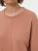 Sweatshirt aus Bio-Baumwolle, 61 sienna