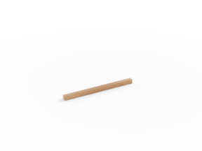 Regal Quintum Leiste für Endsteher, ohne Logo, Buche