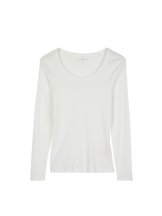 Schlafshirt aus Bio-Baumwolle, weiss