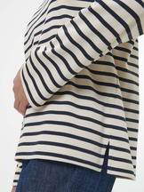 Langarmshirt aus Bio-Baumwolle, 55 navy/offwhite ringel