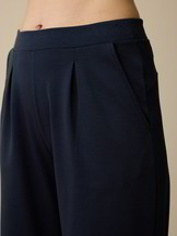 Yogahose aus Bio Baumwolle, mitternachtsblau