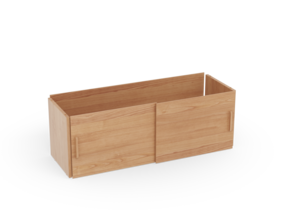 Regal Quintum Schiebetüren-Set Holz, Buche