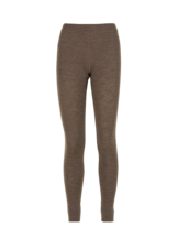 Leggings aus Bio Wolle, walnuss melange