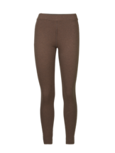 Legging aus Bio Baumwolle, walnuss melange