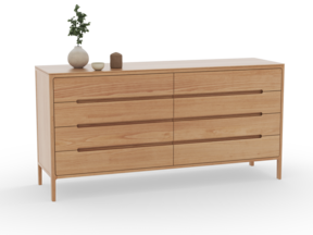 Kommode Tenso, Buche, 8 Laden