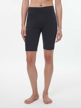 kurze Leggings aus Bio Baumwolle, 01 schwarz