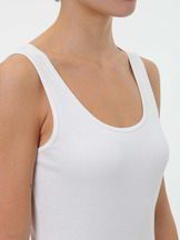 Top aus Bio Baumwolle, 11 weiss