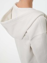 Sweatjacke aus Bio-Baumwolle, 16 perlmutt