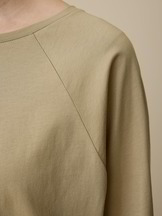 Langarmshirt aus Bio Baumwolle, light khaki