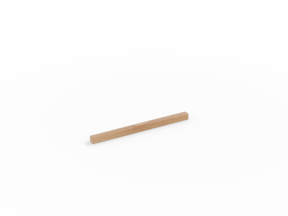 Regal Quintum Leiste für Endsteher, mit Logo, Buche