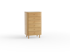 Schrank Tonda 6 Laden, Eiche