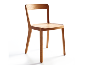 Stuhl Asensio, ohne Armlehne, Eiche