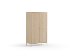  Kleiderschrank Tenso, 2-türig, Holz, Esche