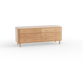 Schrank Tonda 6 Laden, Buche