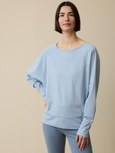 Langarmshirt aus Bio Baumwolle, kornblume