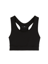 Yoga Bra aus Bio Baumwolle, schwarz