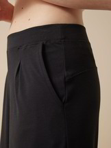 Yogahose aus Bio Baumwolle, schwarz