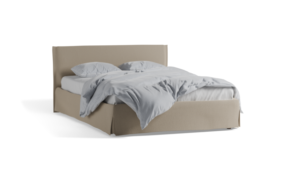 Bett Jukai Pur mit Bettrahmenhousse inkl. integriertem Lattenrost