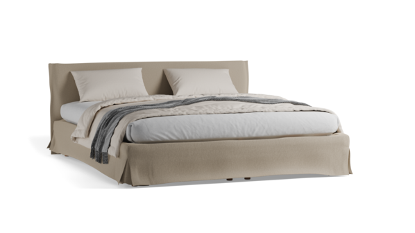 Bett Jukai Pur mit Bettrahmenhousse inkl. integriertem Lattenrost
