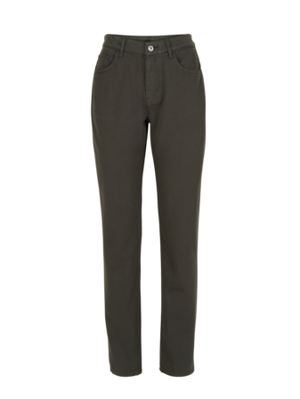 Hose aus Bio-Baumwolle, black olive