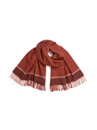 Webschal aus Alpakawolle