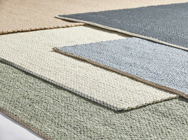 Naturteppich Ambo, Schurwolle und Leinen