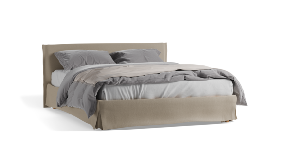 Bett Jukai Pur mit Bettrahmenhousse inkl. integriertem Lattenrost