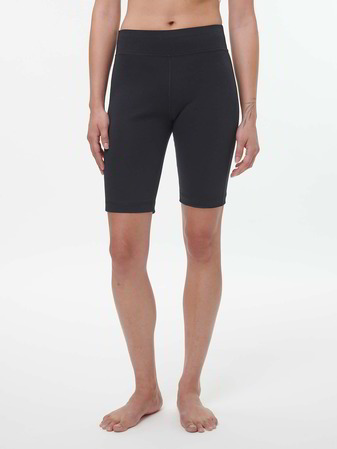 kurze Leggings aus Bio Baumwolle, 01 schwarz