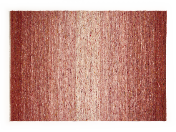 Wollteppich Mael, GOTS, Braun/Orange