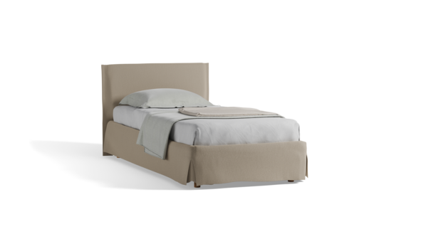 Bett Jukai Pur mit Bettrahmenhousse inkl. integriertem Lattenrost
