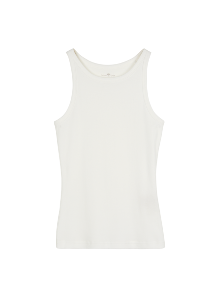Top aus Bio-Baumwolle, weiss