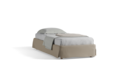 Bett Jukai Pur ohne Betthaupt mit Bettrahmenhousse