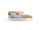 Bett Tenso mit Holzbetthaupt, Buche