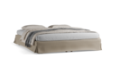 Bett Jukai Pur ohne Betthaupt mit Bettrahmenhousse inkl. integriertem Lattenrost