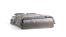 Bett Jukai Pur ohne Betthaupt mit Bettrahmenhousse inkl. integriertem Lattenrost