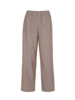 Lange Schlafhose, rose/mokka streif