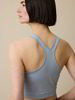 Yogatop aus Bio Baumwolle, kornblume