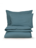Deckenüberzug ILVA, blau, 100 % Baumwolle, Flanell, GOTS
