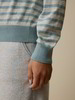 Pullover aus Bio-Baumwolle, taubenblau/grau melange ringel