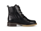 Stiefelette aus Bio Leder, schwarz