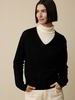 Pullover aus Bio-Wolle, schwarz