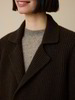 Strickjacke aus Yakwolle, 67 espresso