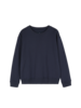 Sweatshirt aus Bio-Baumwolle, navy