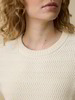 Pullover aus Bio-Baumwolle und Wolle, natur