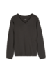 Sweater aus Bio Wolle, kohle