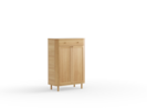 Schrank Tonda 2-türig mit 1 Lade, Holz, Eiche