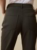 Hose aus Bio-Baumwolle, black olive