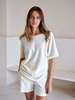 Shirt kurzarm Frottee, natur